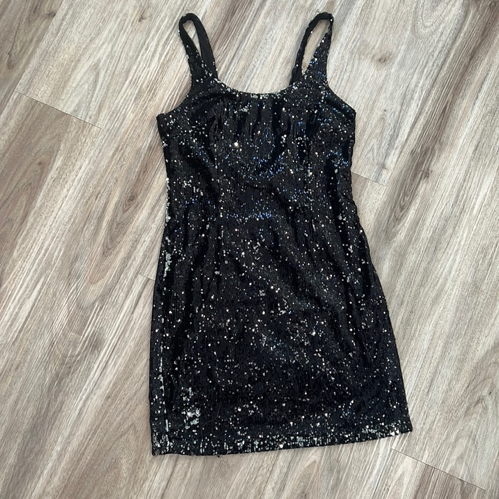 Sequin mini dress